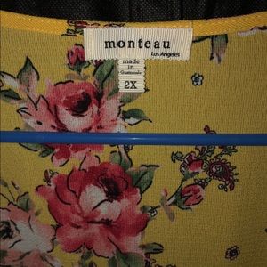 Plus Size NWOT Monteau Trendy Dress